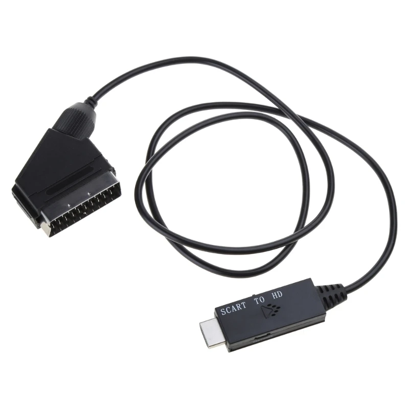 HDMI-compatible To SCART Converter Cable High Definition Adapter Cable 1080P /720p HDMI-Compatible Output Resolution