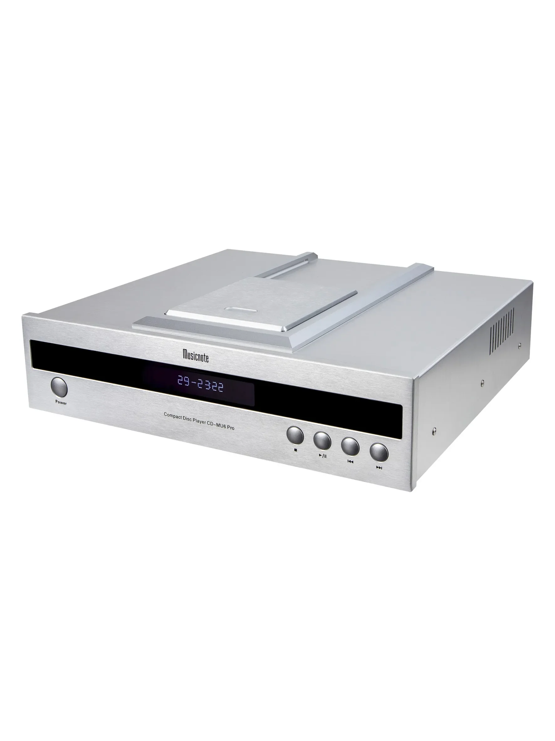 Musicnote MU6Pro Audiophile-Grade CD Player with Top Cover, Tube Balanced Output, 1795 Decoding, Digital Output, Remote Control