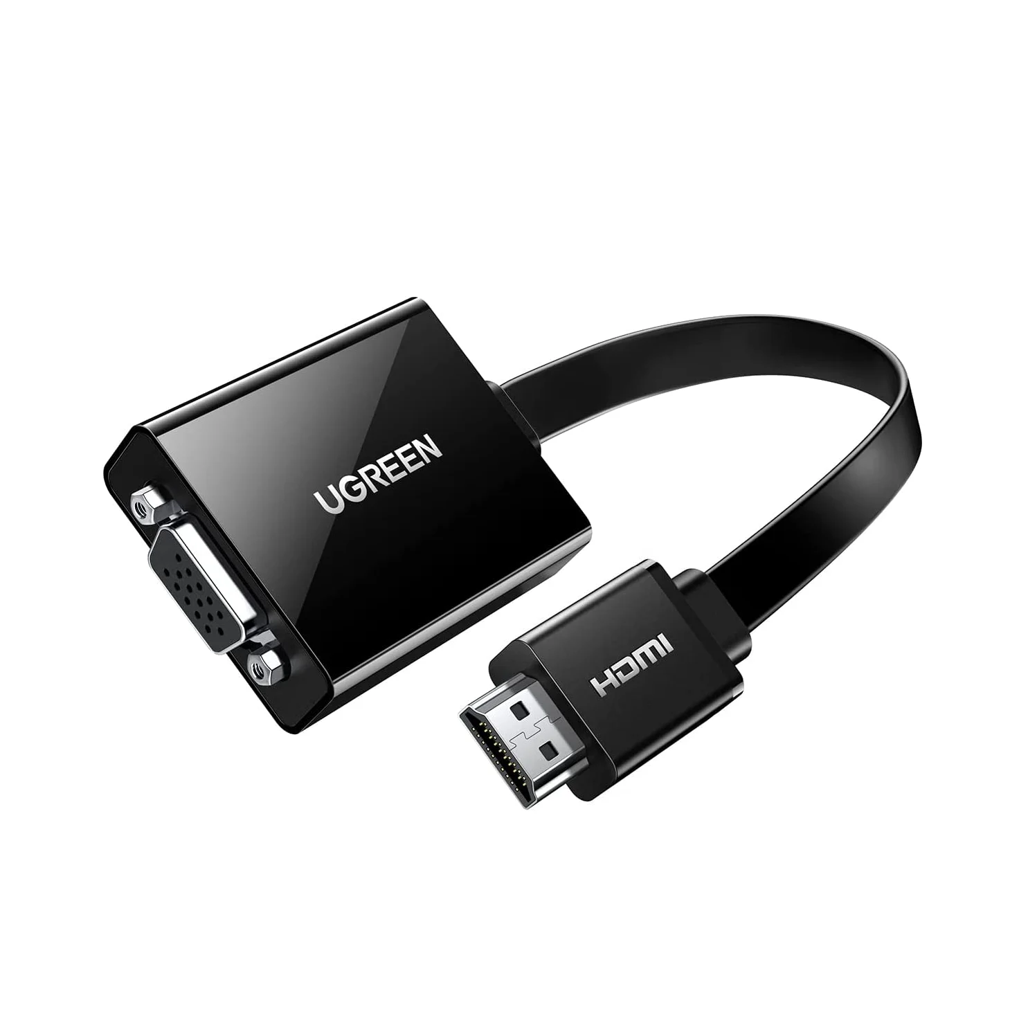 

UGREEN Active HD-MI to VGA Adapter with 3.5mm Audio Jack HD-MI Male to VGA Female up to 1080P for PC Laptop