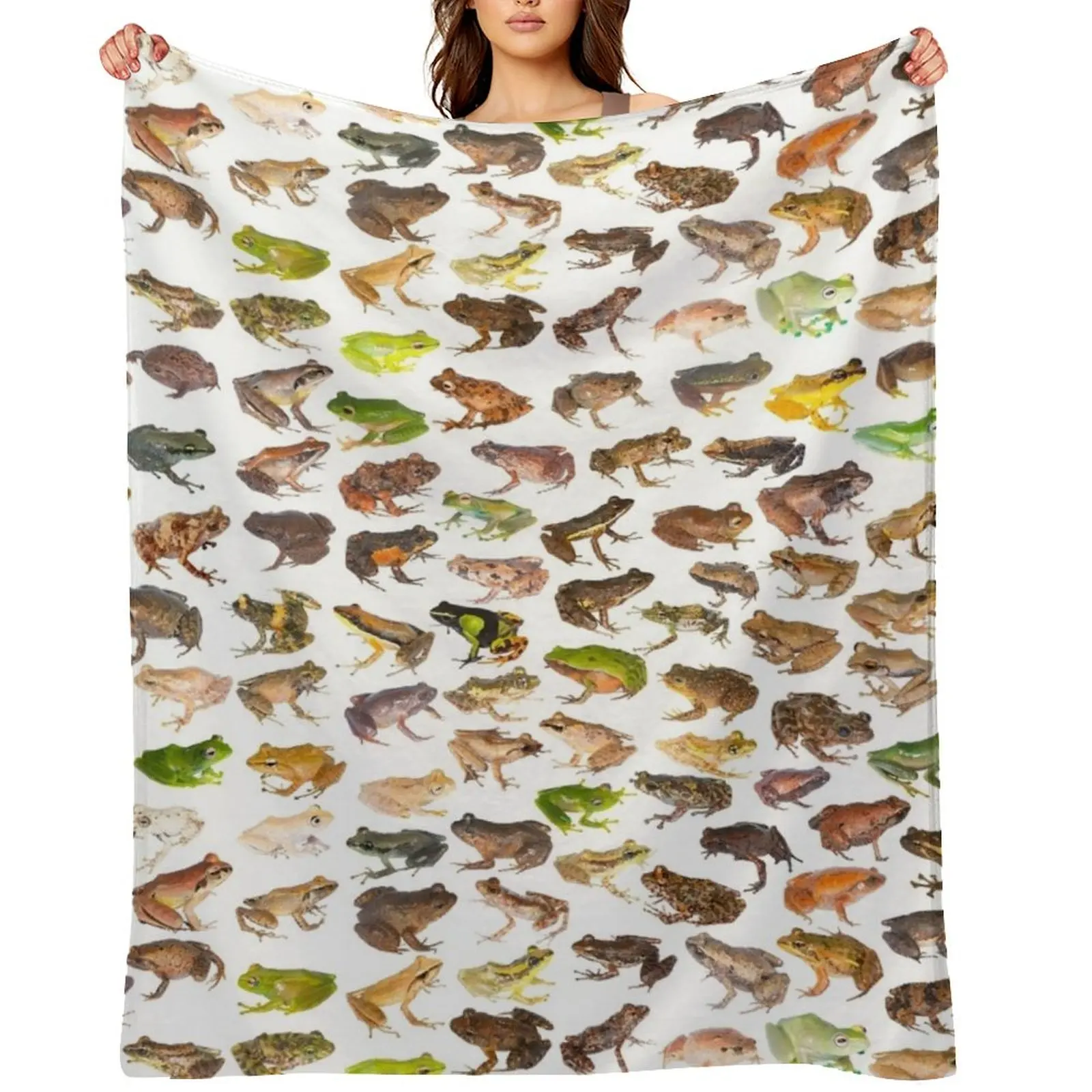 

101 Frogs of Madagascar, First Edition Throw Blanket Baby Winter beds Beautifuls Soft Big Blankets