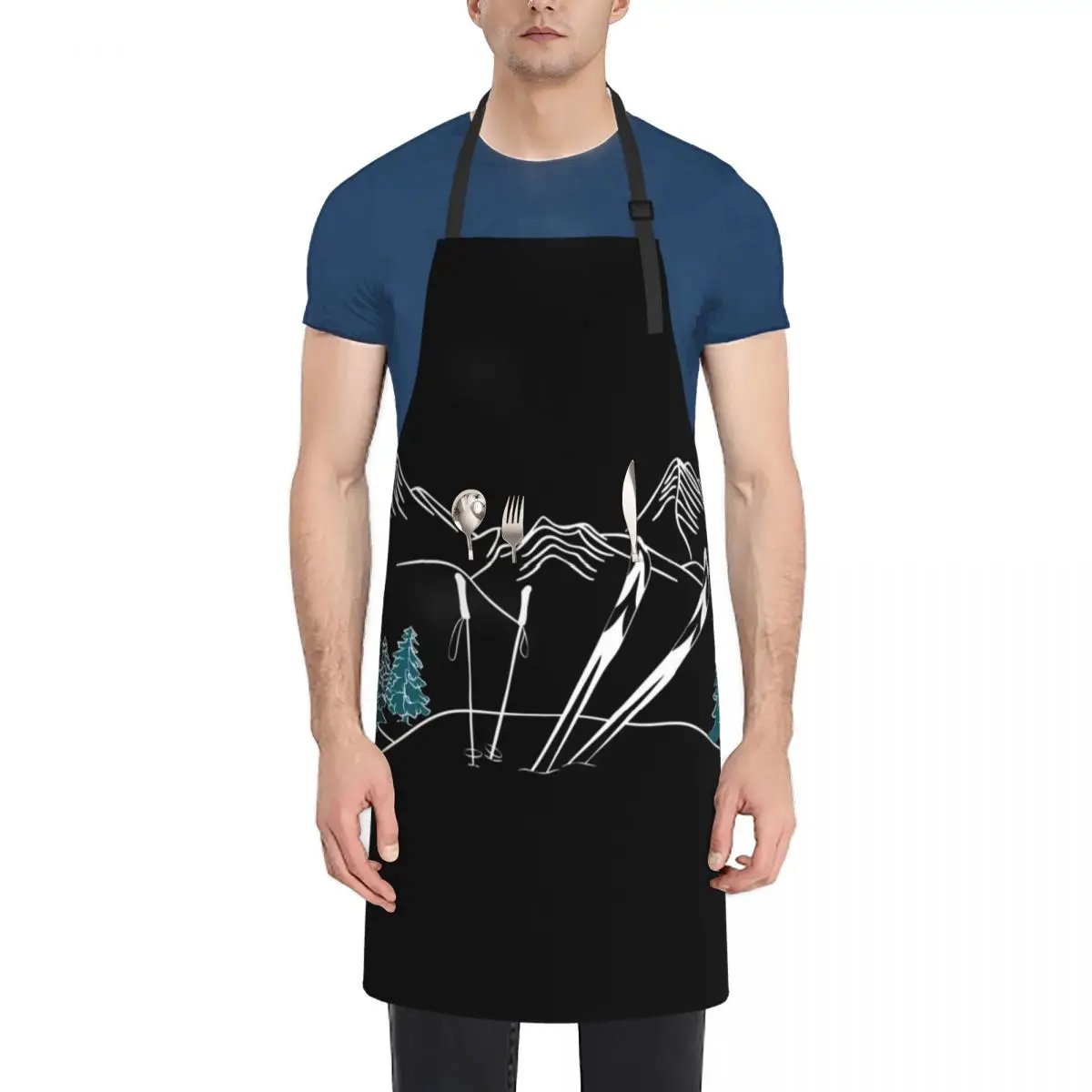 

Ski You Later Winter Sports Scene Apron kitchen gadgets Kitchen And Home Items Apron