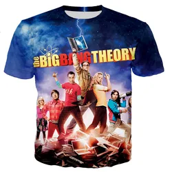 New The Big Bang Theory T Shirt Men Women 3D Printed T-shirts Fashion Casual Harajuku Style Tshirt Oversized Tops Tees