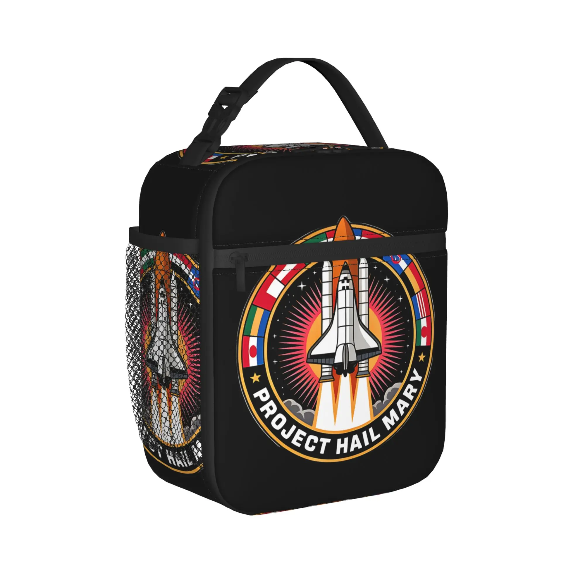 Project Hail Mary Space Rocket Movie Insulated Lunch Bag High Capacity  Meal Container Thermal Bag Tote Lunch Box Beach  Outdoor