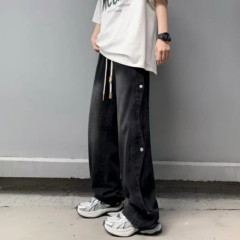 

Bla Straight Leg Loose Fit Men's Jeans Spring Autumn 2025 New Sle Casual Wear Youth Trendy Brand Versatile High Street