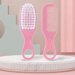 1/2pcs Baby Hairbrush Comb Newborn Infant Toddlers Soft Hair Brush Head Massager Comb Set Baby Kid Hair Care Supplies