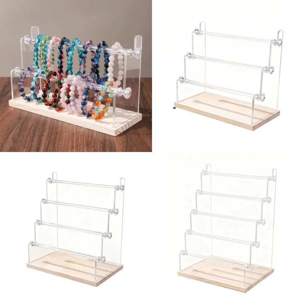 

2/3/4/5 Tier Detachable Jewelry Holder Space Saving Multi-functional Acrylic Jewelry Display Stand Durable Jewelry Organizer