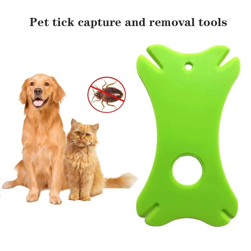 

Pet Tick Removal Card with Magnifying Glass Tick Removal Tool Set Pet Flea Tick Remover For Cat Dog Pet Cleaning Supplies