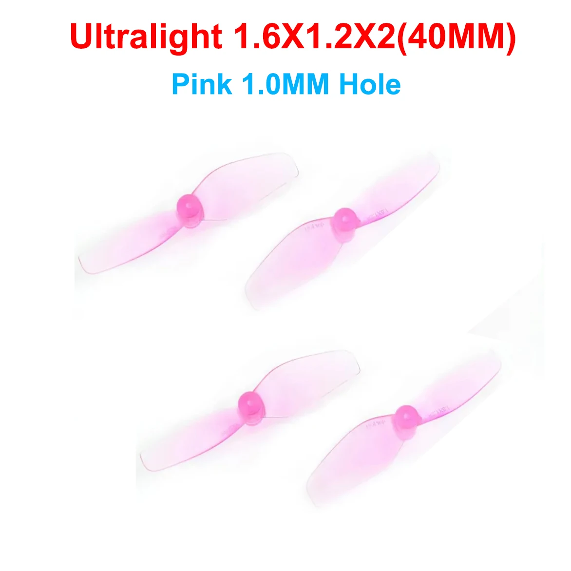 HQProp 40MM 1.6X1X3 1.6X1.2X2 Hollow Cup Propeller Dia 40mm 2-Blade 3-Blades 1mm 1.5mm Shaft Hole for Drone RC Model Airplane thumbnail 5