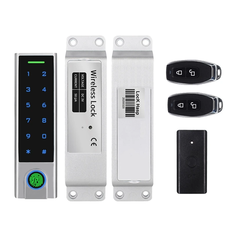 Waterproof Touch Keypad Fingerprint Access Control With 125Khz EM Card Reader Wiring-Free Access Control System Kit