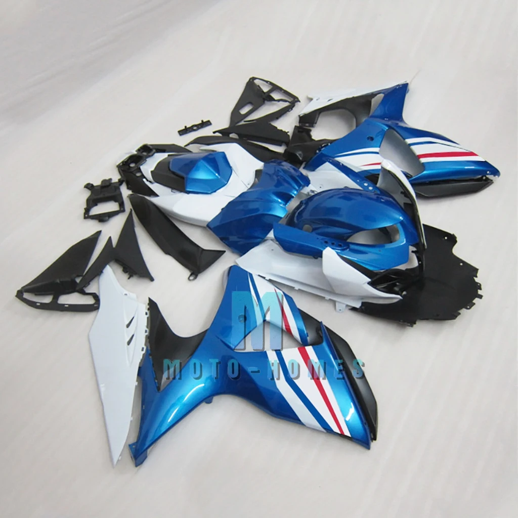 Motorcycle Fairing suit for GSXR1000 2009 2010 2011 2012 2013 2014 2015 2016 GSX-R1000 09-16 100% Injection Bodykit Blue White