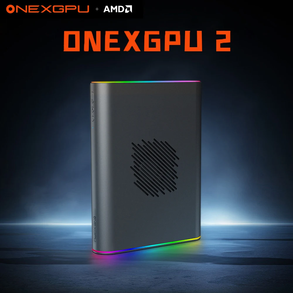 Эйпур Onexplayer Onexgpu 2 Ultimate eGPU с подсветкой AMD Radeon RX 7800M Oculink USB4.0 Thunderbolt RGB