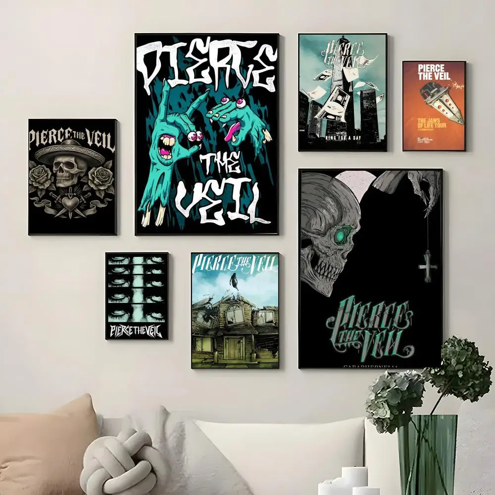 Brand P-Pierce T-The V-Veil Poster Waterproof HD Wall Art Decal Self-Adhesive Aesthetic Decor For Home Living