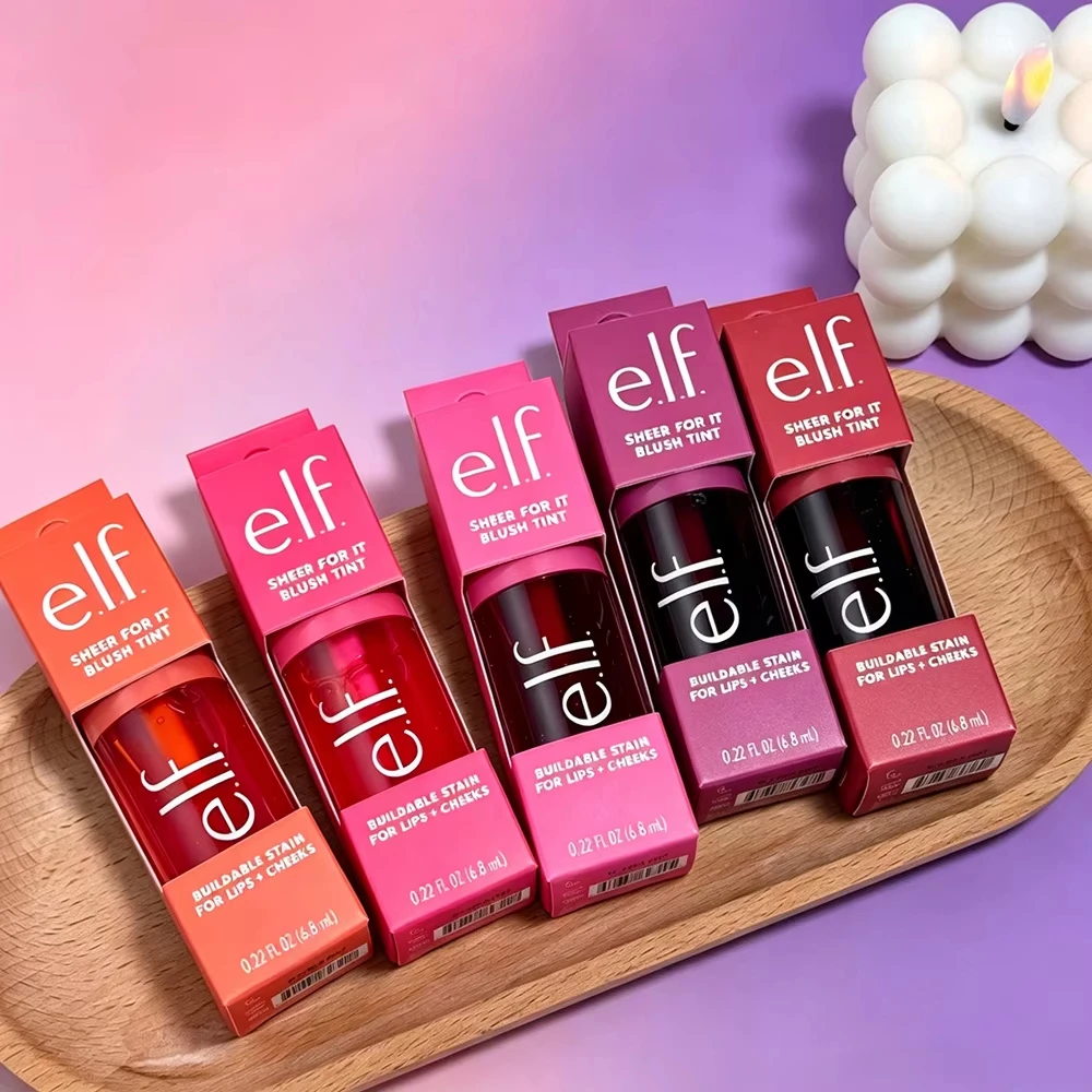 ELF Glow Reviver Lip Oil Jelly Primer Lock Glow Lip Gloss Moisturize and Nourish Plump Lips Reduce Lip Lines Perfect Makeup Gift