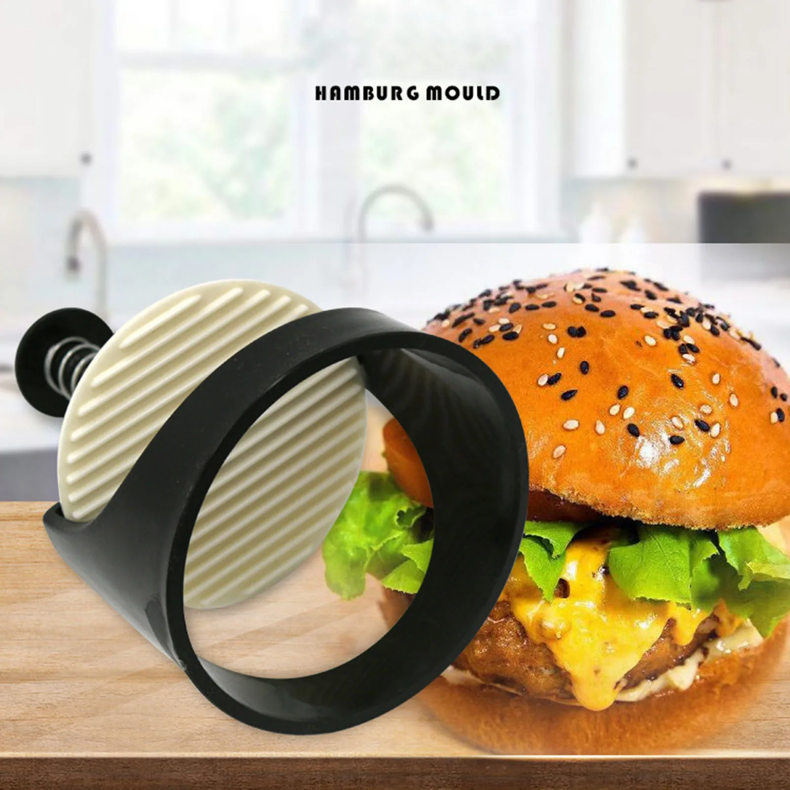 

Hamburger Presses Mold Easy to Clean Practical DIY Hamburger Maker Suitable for Household Kitchen