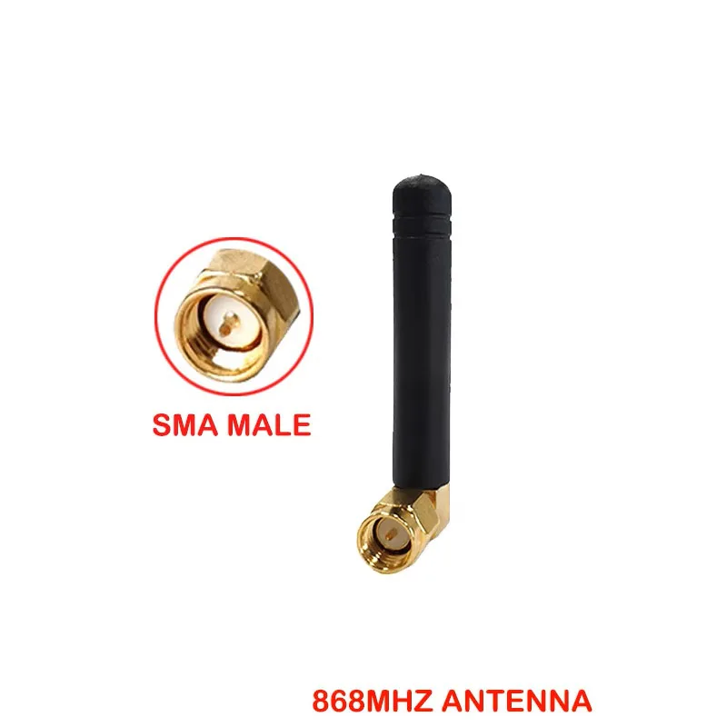 GWS 2/5 Stück 868MHz 3dBi SMA Stecker 915MHz Antenne GSM Antenne LoRa LoRaWAN Antenne IoT Modul-Antenne ISM Sub-1GHz Antenne 5cm Schwarz – Detail 8