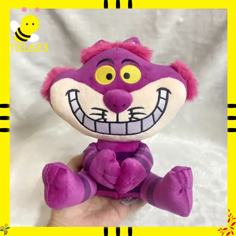 ตุ๊กตาแมวเชสเชียร์จากอลิซในแดนมหัศจรรย์ ของเล่นตุ๊กตาขนนุ่มน่ารัก ของตกแต่งกระเป๋าเป้ ของขวัญวันเกิดสำหรับเด็ก