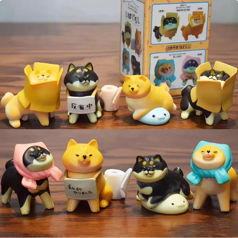 

New Dog Firewood Blind Box Dog Unwilling To Go Home Corgi Bomei Action Figure Cute Desktop Decoration Birthday Birthday Gifts