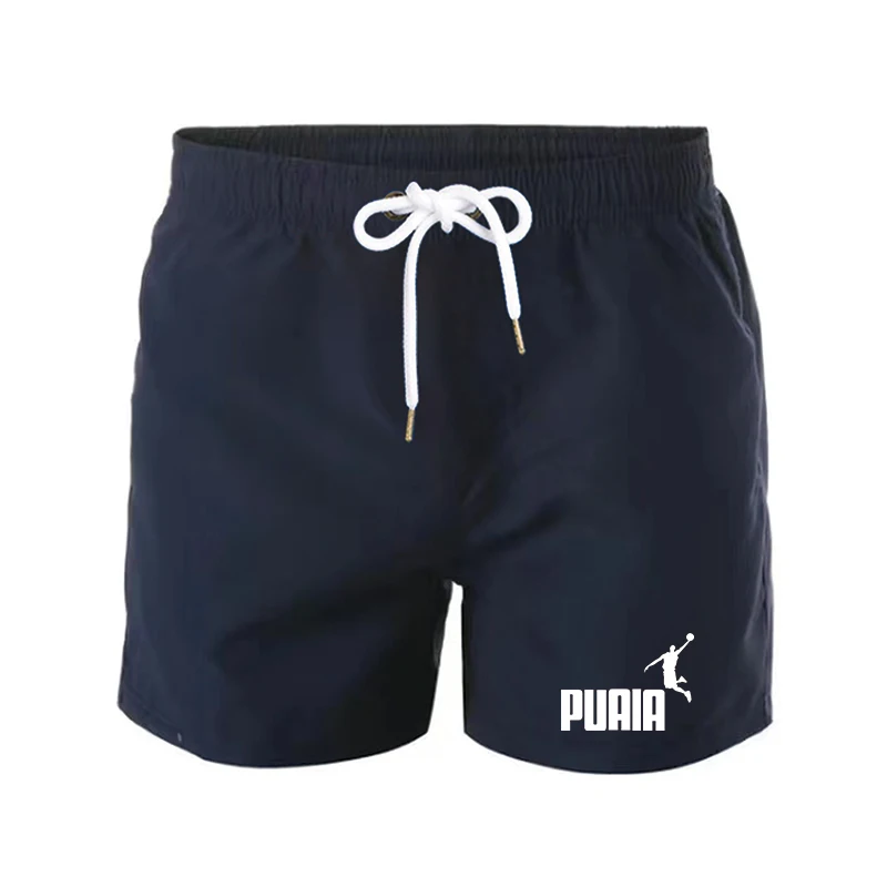 Men's beach pants, casual five quarter shorts, fashionable and trendy, loose and waterproof surfing and swimming pants for outer