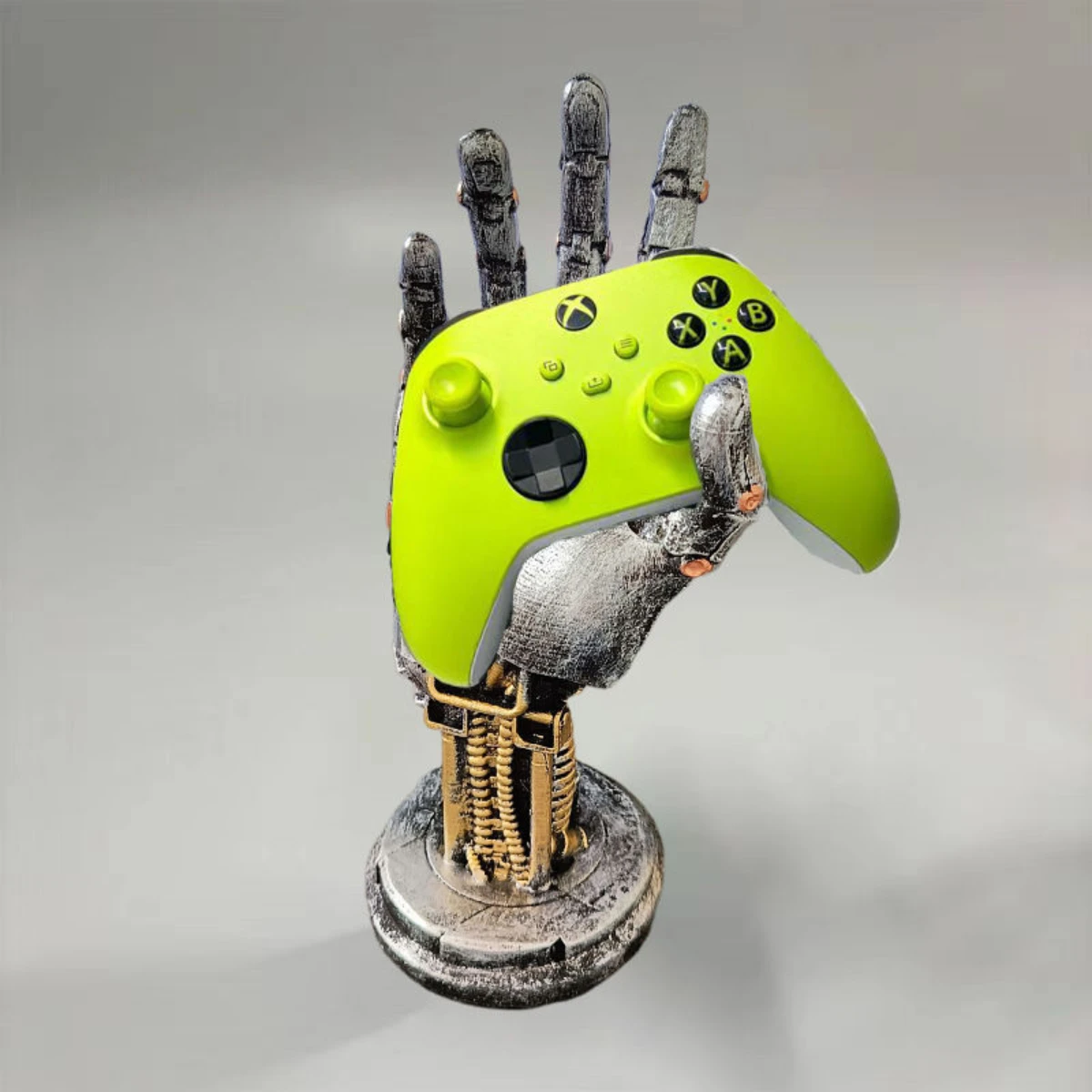 Cyberpunk Mechanical Arm Switch Handle Storage Computer Competition Desktop Stand Resin Ornament for Boys