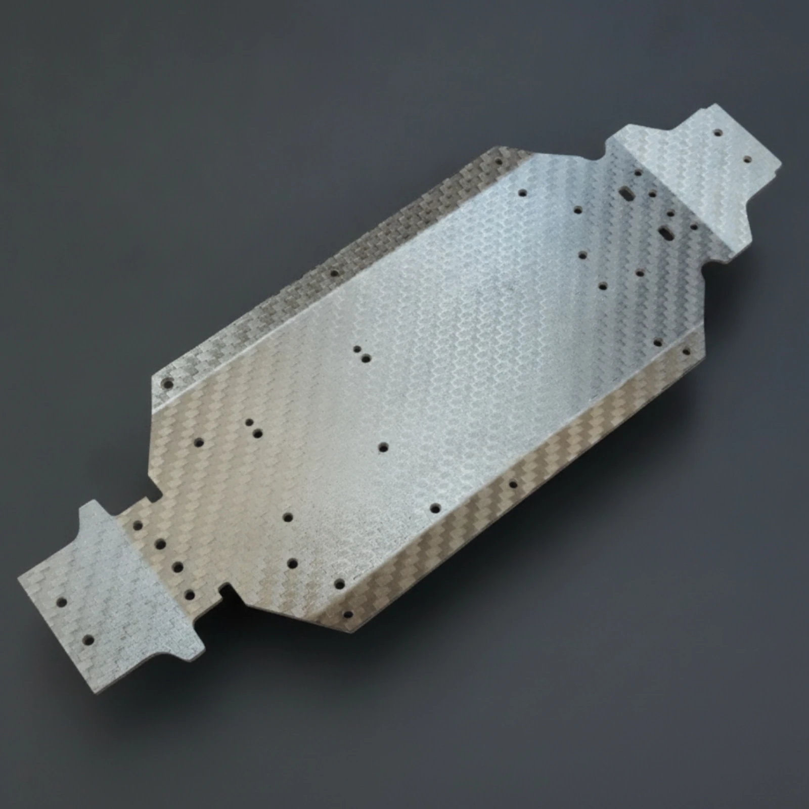Carbon Fiber Chassis Plate Woven Texture Curved Chassis Plate Lightweight High Strength