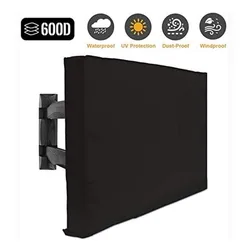 TV Full Protection Cover Flat Screen Shell Waterproof UV Protector For 40 To 58 Inch Screens Universal Dust-proof Cover