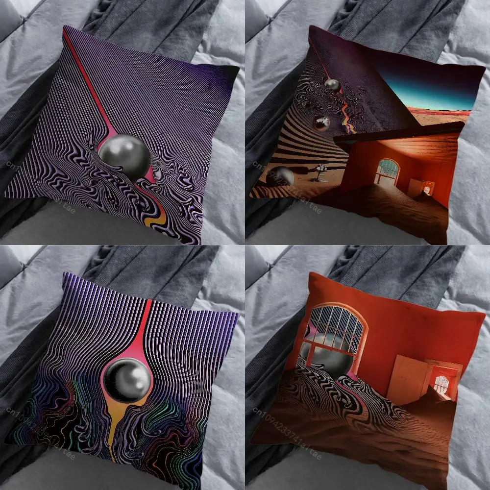 

Currents T-Tame I-impala Throw Pillow Case Living Room Sofa Cushion Cover For Home Bedroom Decoration Protector