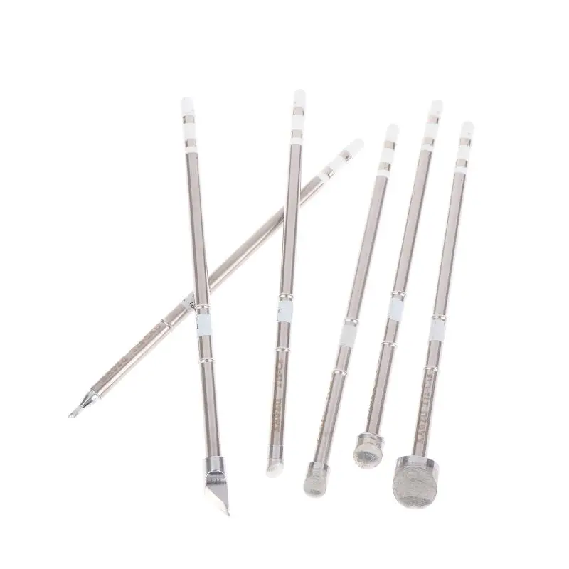 Novo T12-BK/sku/c6/c8/c10/c15 série pontas de ferro de solda oled & STC-LED t12 estação de solda p9/m8/9501 lidar com retrabalho