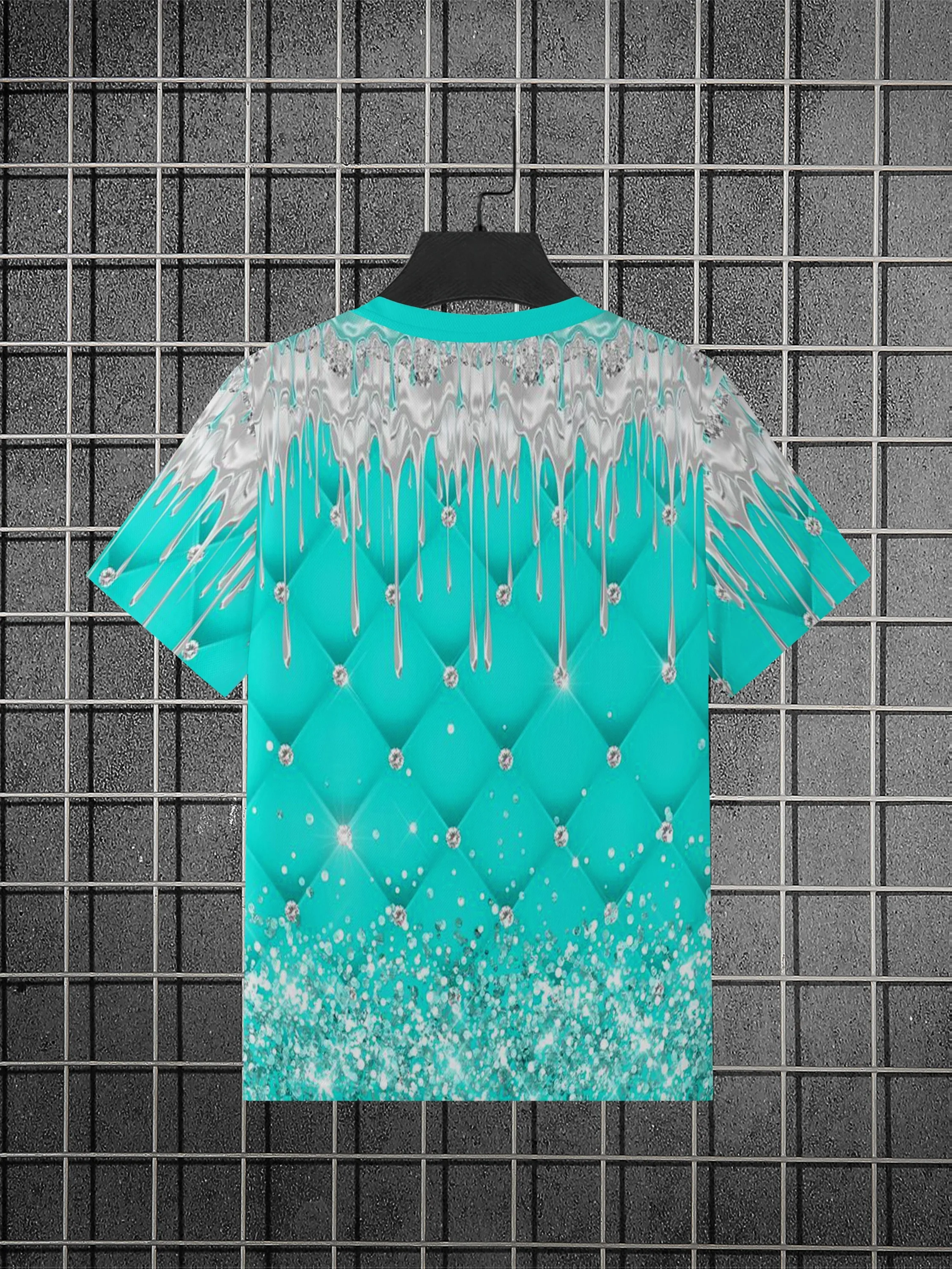 Camiseta Masculina Turquesa co - Summer Clothing Drip avaliação e preço