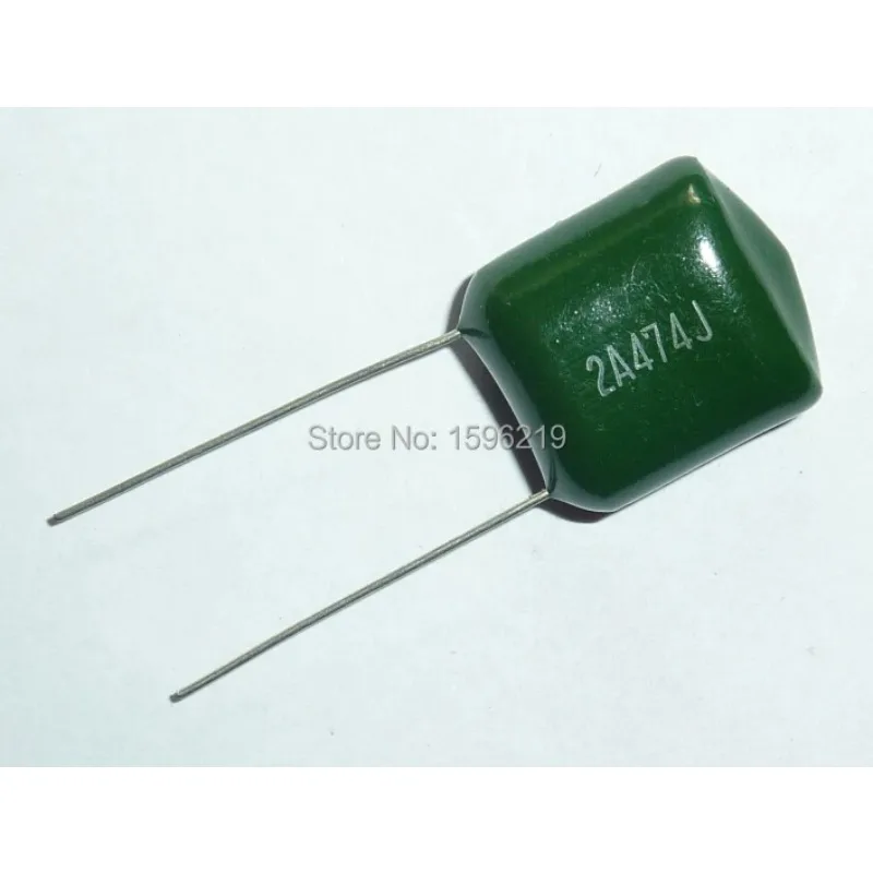 

200pcs Mylar Film Capacitor 100V 2A474J 0.47uF 470nF 2A474 5% Polyester Film capacitor - Free Shipping