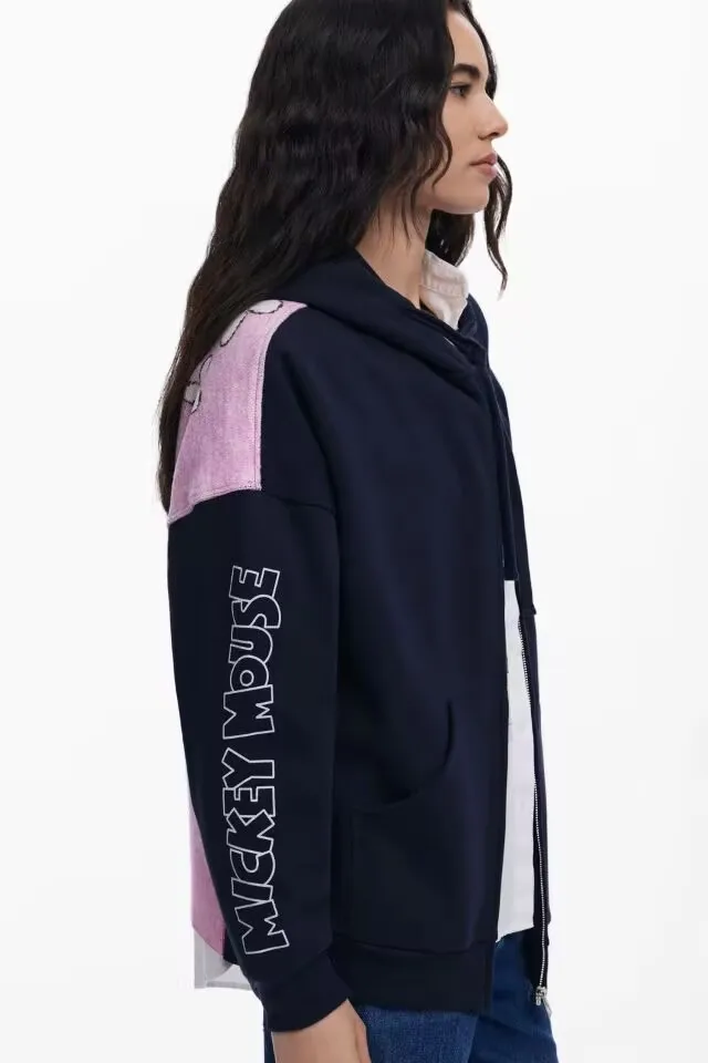 Foreign trade original single Spanish spring and autumn new printed exquisite knitwear