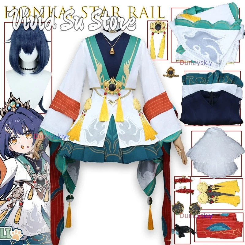 

‌‌‌‌‌Honkai Star Rail Yunli Little Cat Series Cosplay 코스프레 의상 Anime Character Outfit Full Set Corporation Halloween Party Women
