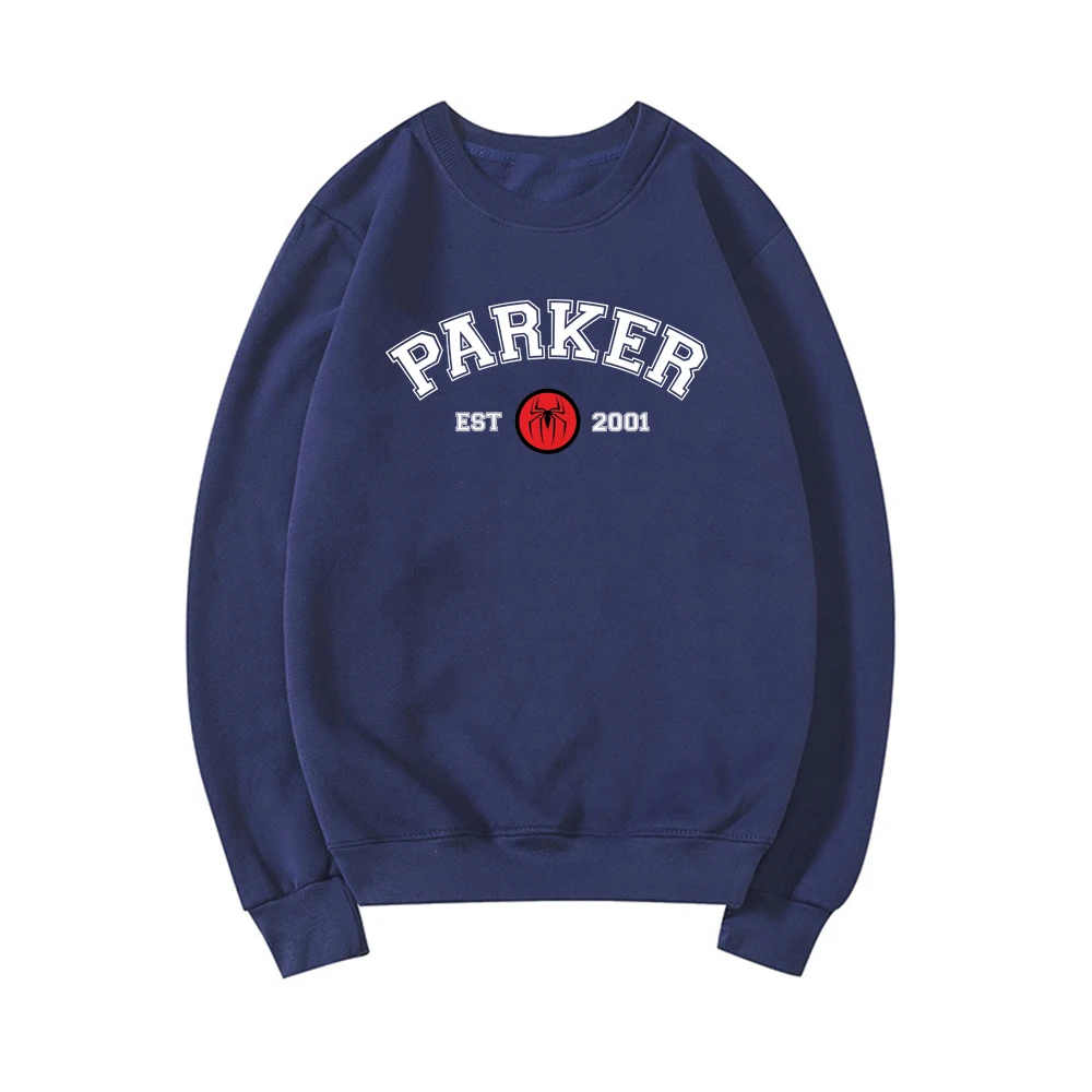 Parker 2001 Crewneck Sweatshirt Tom Holland Pullover Sweatshirt Superhero Shirt Gift for Fans Women Graphic Hoodies Sweatshirts