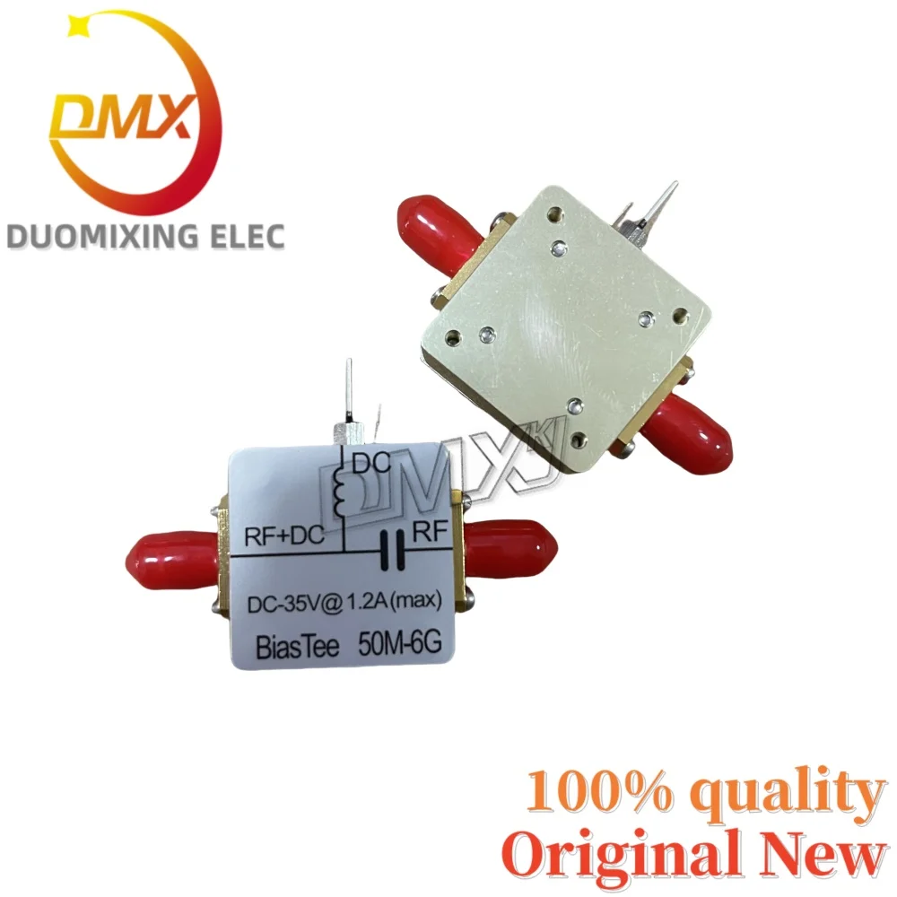 

RF Feed Box Bias Device Communication Isolation Coaxial Feed RF Isolation 50M-6GHz Low Insertion Loss DC-35V@1.2A(max)