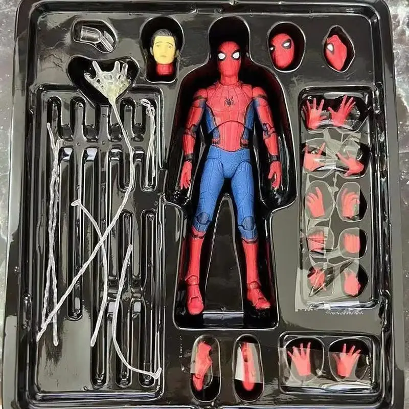 Animationsfigur Maf047 Avengers Film Bewegliche Gelenke Spider-Man Modellfigur Puppe Spielzeug Europa und Amerika