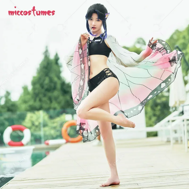 CyHaikyuu تأثيري التستر أنيمي ملابس السباحة نمط المايوه ملابس السباحة