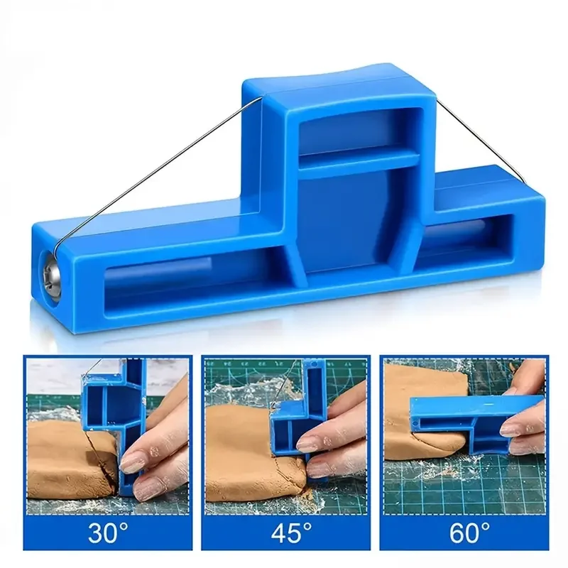 1pc Angle Cut Clay Tool And Wire Miter Clay Trim Tool For Pottery And Sculpture DIY Ceramic Clay Trim Modeling Tool