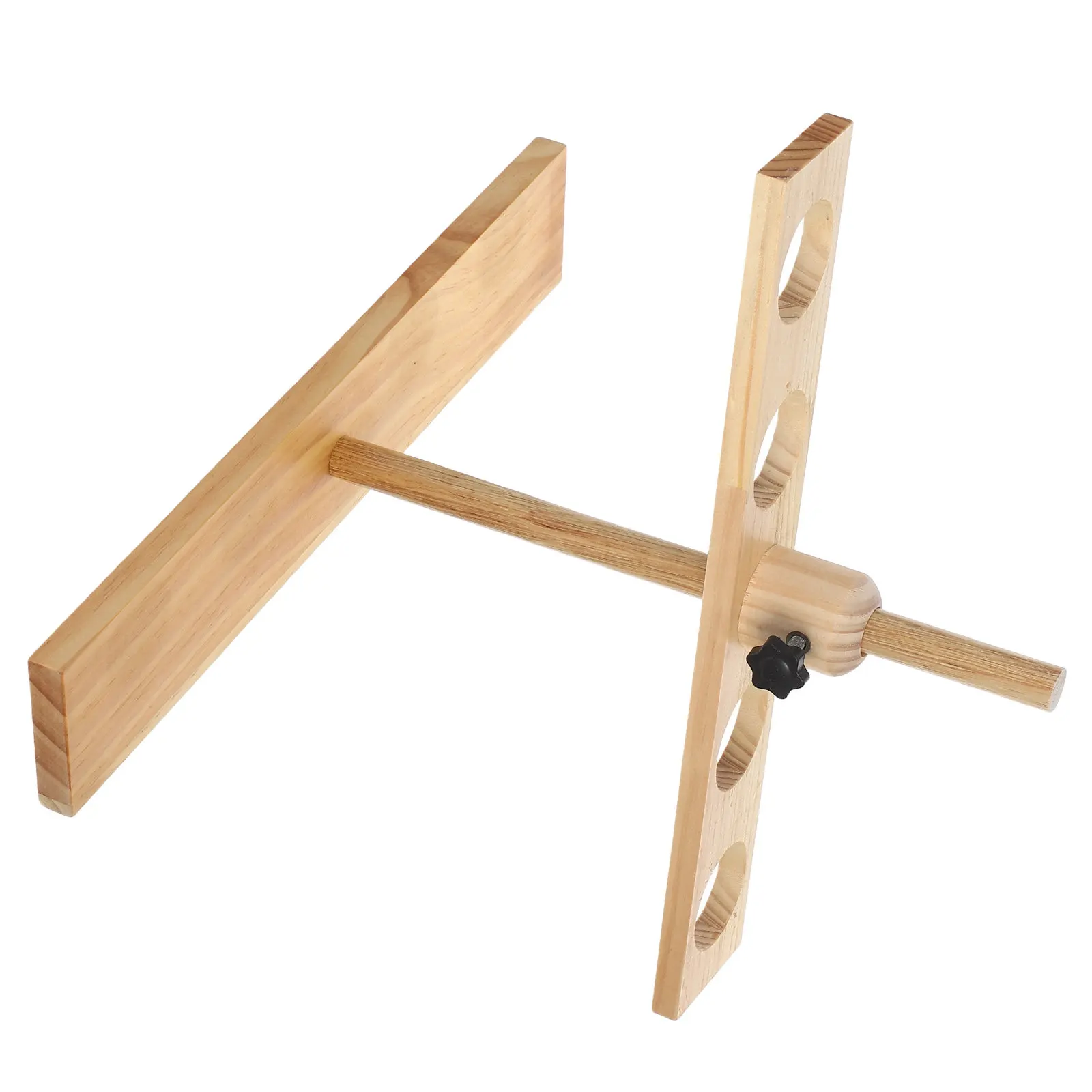 4 Hole Adjustable Wooden Funnel Stand Chemistry Lab Equipment for School Science Experiments Stem Education Accessory