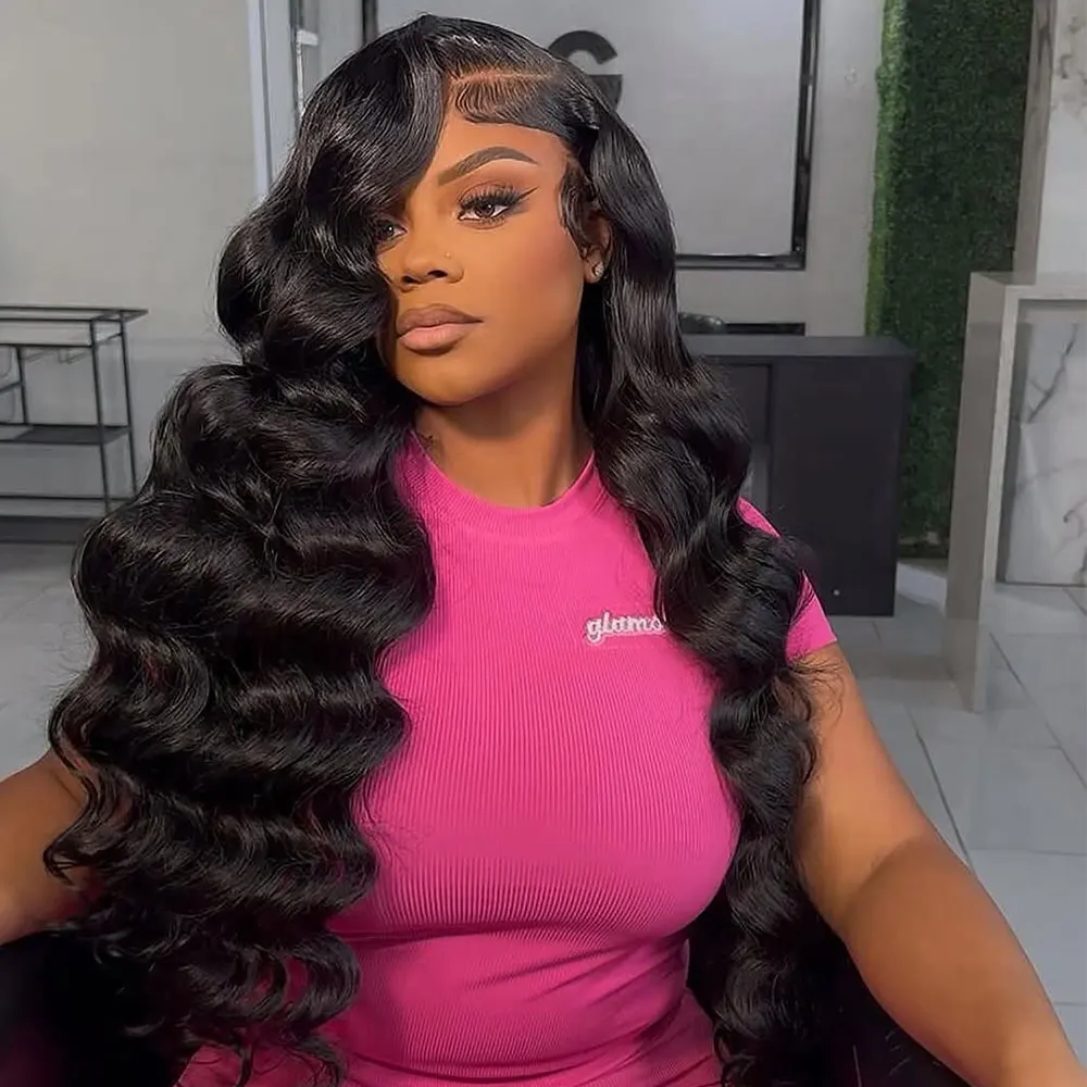 40인치 바디 웨이브 13x4 13x6 HD 레이스 프론트 인모 가발 360 풀 레이스 가발 프리 플러킹 브라질리언 레이스 프론탈 가발 여성용 ﻿