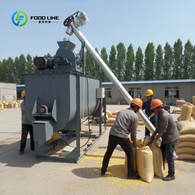 Customized New Auto Chicken Puffed Feed Pellet Machine 3 Ton/H High Efficiency Livestock Fish Animal Feed Processing Equipment