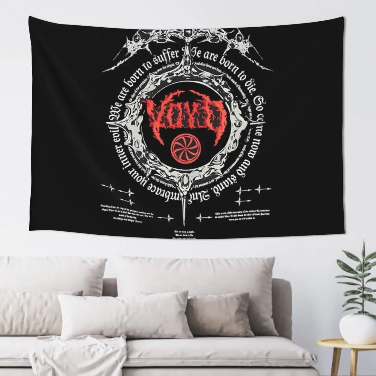 

Svdden Death VOYD II Tee Tapestry Room Decor Korean Room Decor Aesthetic Home Decor Tapestry