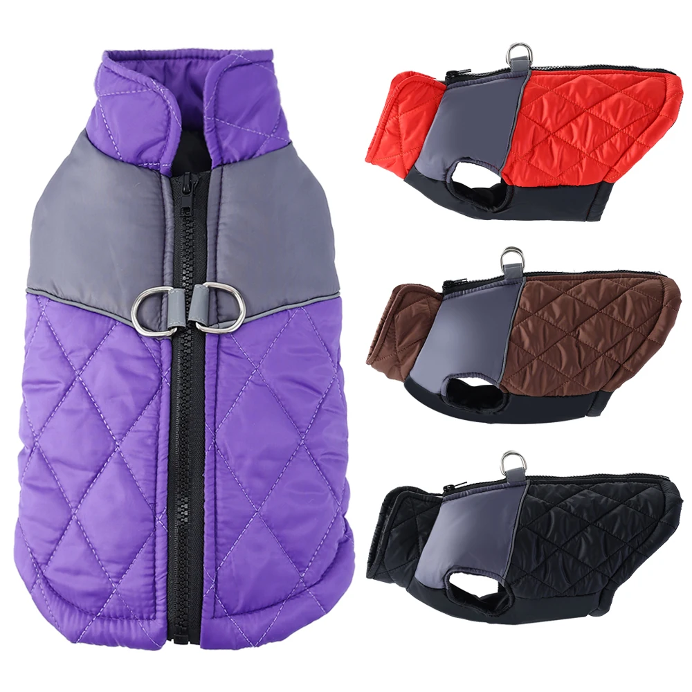 Herbst-Winter-Welpenkleidung, warme, reflektierende, winddichte Hundejacke für kleine und mittelgroße Hunde, Katzen, Chihuahua, französische Bulldogge, Haustier-Outfits