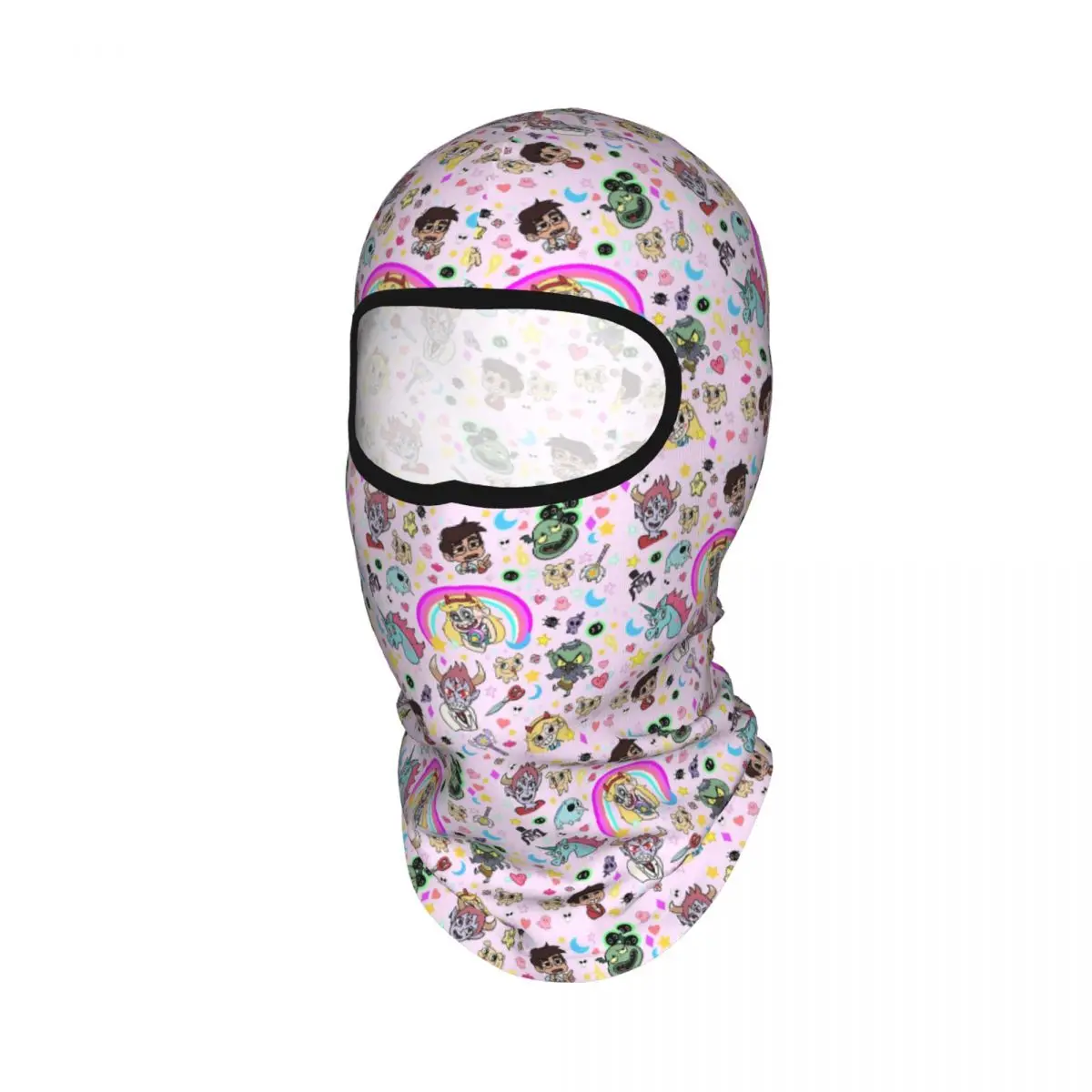 Star VS The Forces Of Evil Breathable Thin Balaclava Full Face Mask Sun Protection Neck Gaiter For Motorcycle Fishing Outdoor