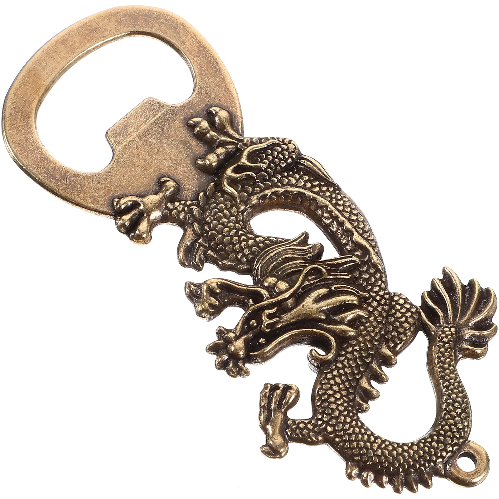 

Dragon Bottle Opener Brass Vintage Manual Beer Opener Unique Dragon Design Small Portable Beer Gadget for Party Home Use