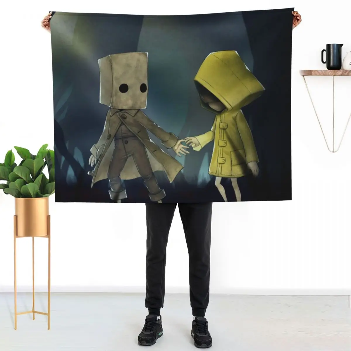 

Mono In Nightmares With Six Throw Blanket Soft Comfort Blanket for Reading Watching TV