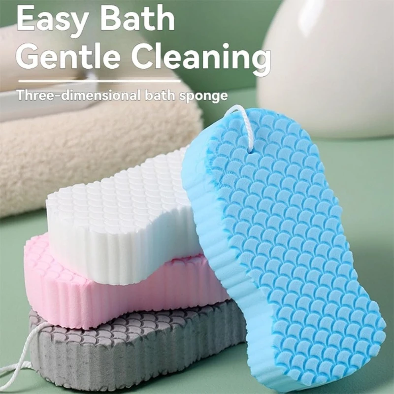 Soft Sponge Body Scrubber Bath Exfoliating Scrub Sponge Shower Brush Body Skin Remover Exfoliante