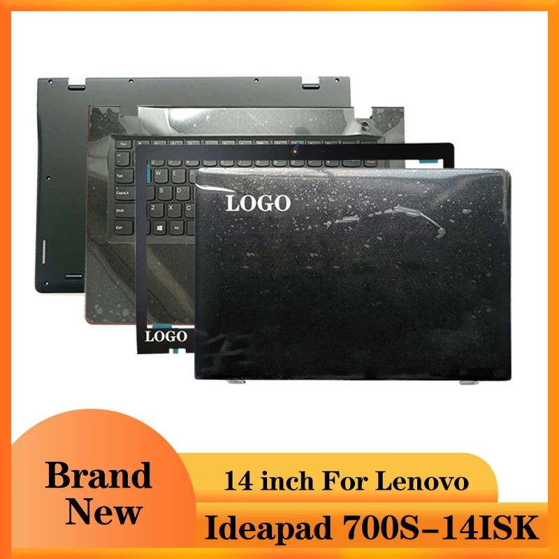 

NEW For Lenovo Ideapad 700S-14ISK Laptop LCD Back Cover/Front Bezel/Palmrest/Bottom Case AM1I3000120 5CB0K81058 AM1I3000100