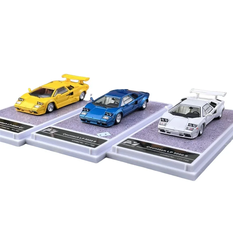 

FY 1:64 Lamborghini Countach Kantash LP5000 S QV alloy simulation model, children's collection toys, holiday gifts for children.