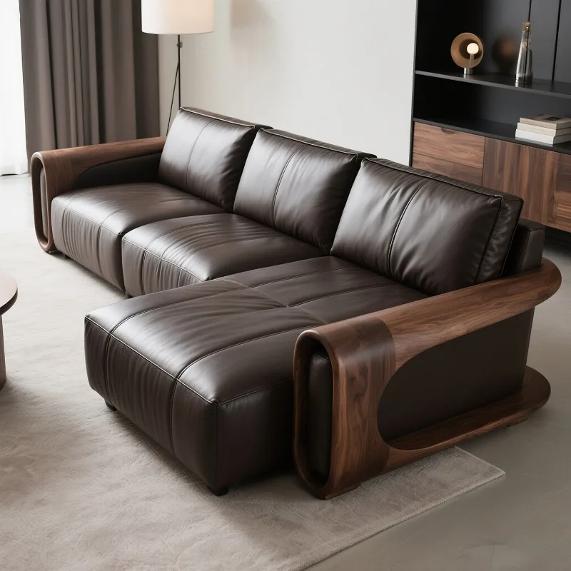 Zen sofa high-end modern minimalist living room