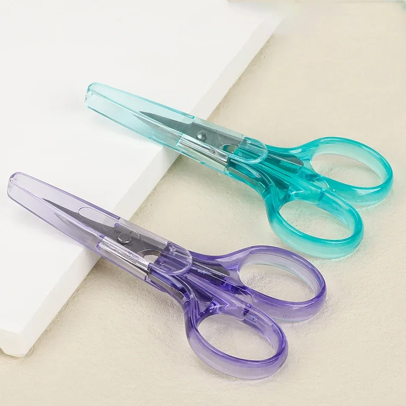 3pcs Craft Scissors Paper Cutting Scissors with Cap Sewing Knitting Crafting Cross Stich Thread Yarn Fabric Tailor's Scissors