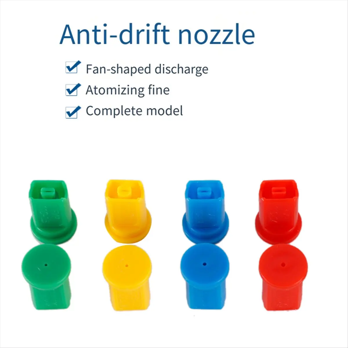 N86R 20PCS RC Agricultural Plant Protection UAV High Pressure Windproof Anti-Drift Flat Fan Nozzles Red